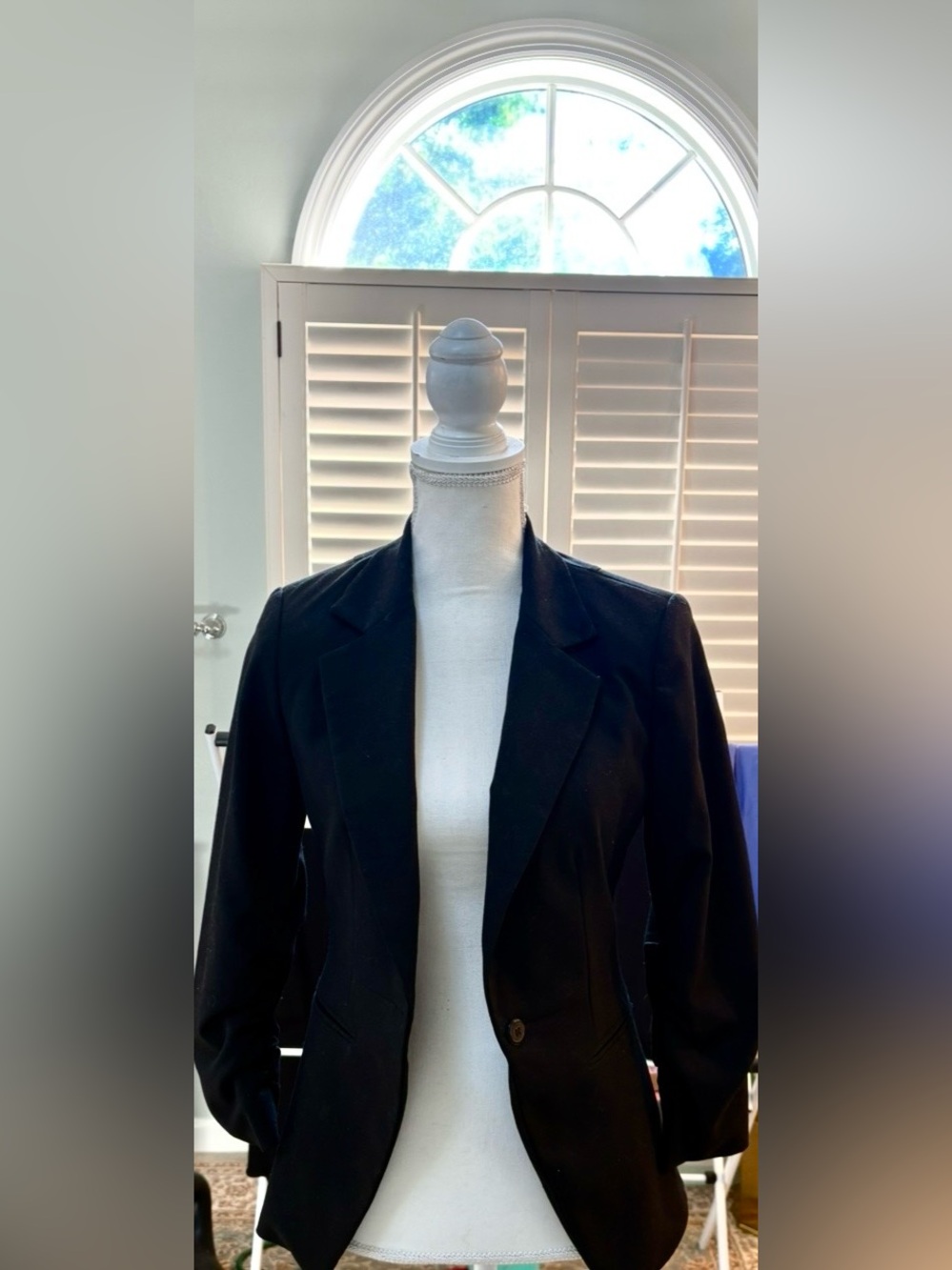 Saks Fifth Avenue Black Women's Tailored Blazer